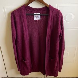 Maroon Cardigan